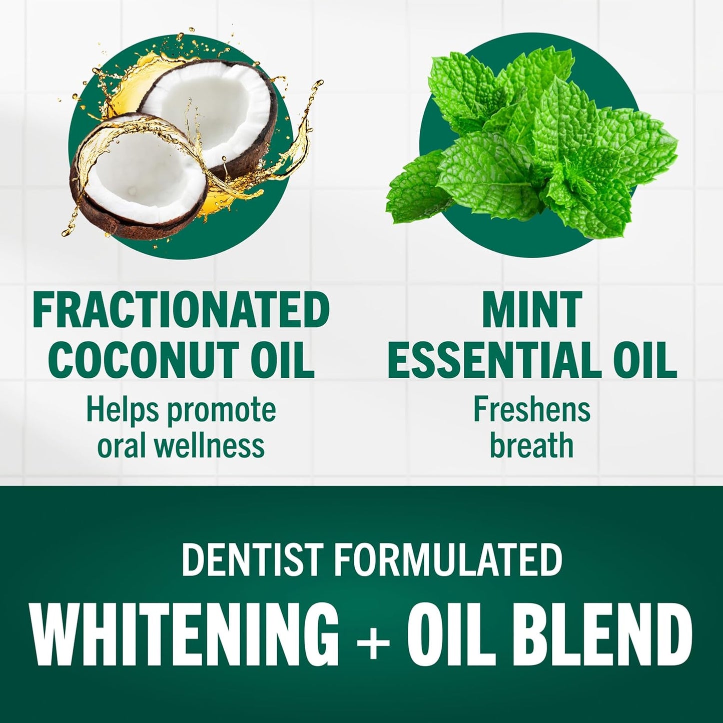 TheraBreath Whitening Oral Rinse - Alcohol-Free & Peroxide-Free Mouthwash | Smooth Mint, 16 Fl Oz