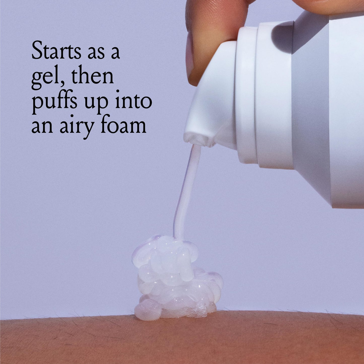 Billie SkyFoam Shave Gel - Lavender Milk Scent - Water-activated Foam - Made With Aloe & Cucumber - For A Close, Smooth Shave - 6.7 fl oz, 3-pack