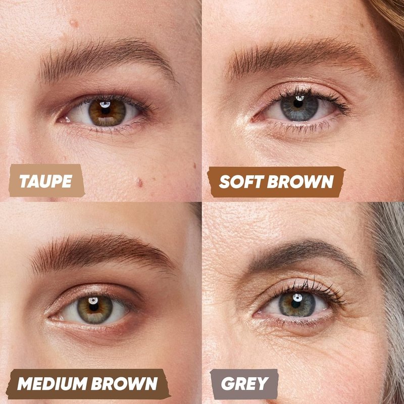 Kosas Air Brow Tinted Eyebrow Gel - Volumizing Gel with Flexible Hold | Soft Brown Shade