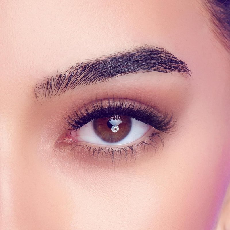 FALSCARA Lash Extension Kit - 54 Stackable Clusters, Medium Volume 10mm-14mm | Water-Resistant Bond & Cleanser