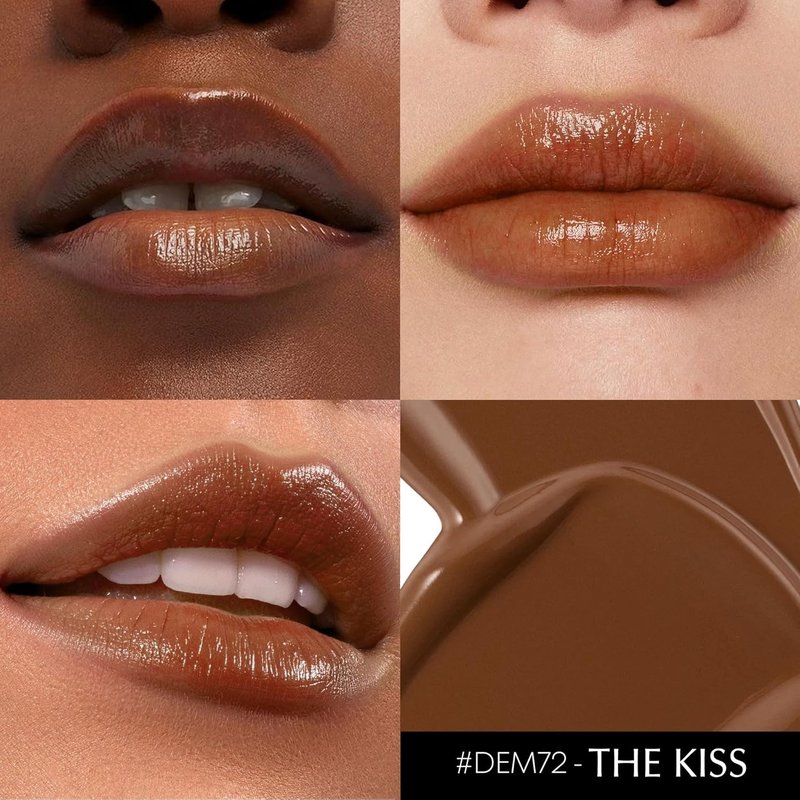 Brown Lipstick for Women - Moisturizing Tinted Lip Balm | Hydrating Glossy Finish for Dry Lips (DM72 Brown)
