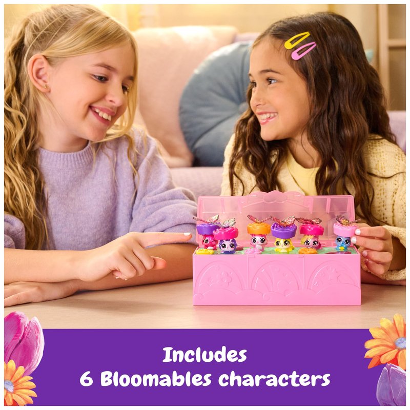 Hatchimals Bloomables, Bloom Bash Collectibles Pack with 6 Surprise Blind Box Characters, Over 15 Accessories, Terrarium & Dance Floor, Kids Toys for Girls & Boys Ages 4 and up