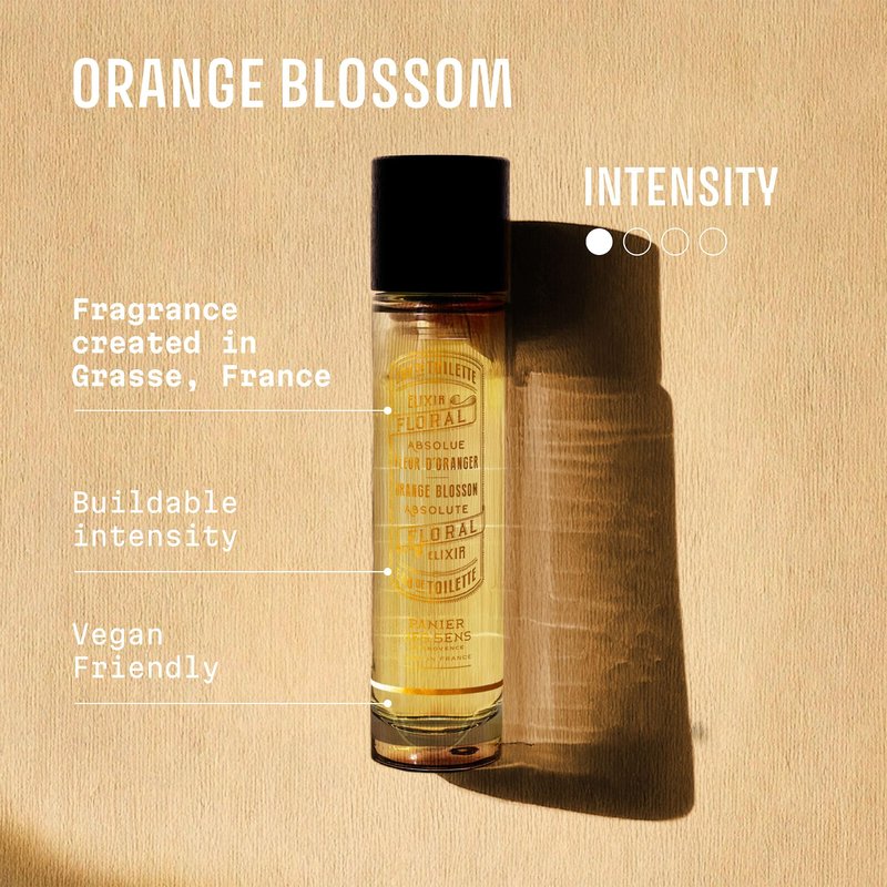 Panier des Sens - Orange Blossom Perfume for Women - Eau de Toilette for Women - French Perfume - Non Lingering & Light Fragrance - 1.7 fl oz (50 ml)