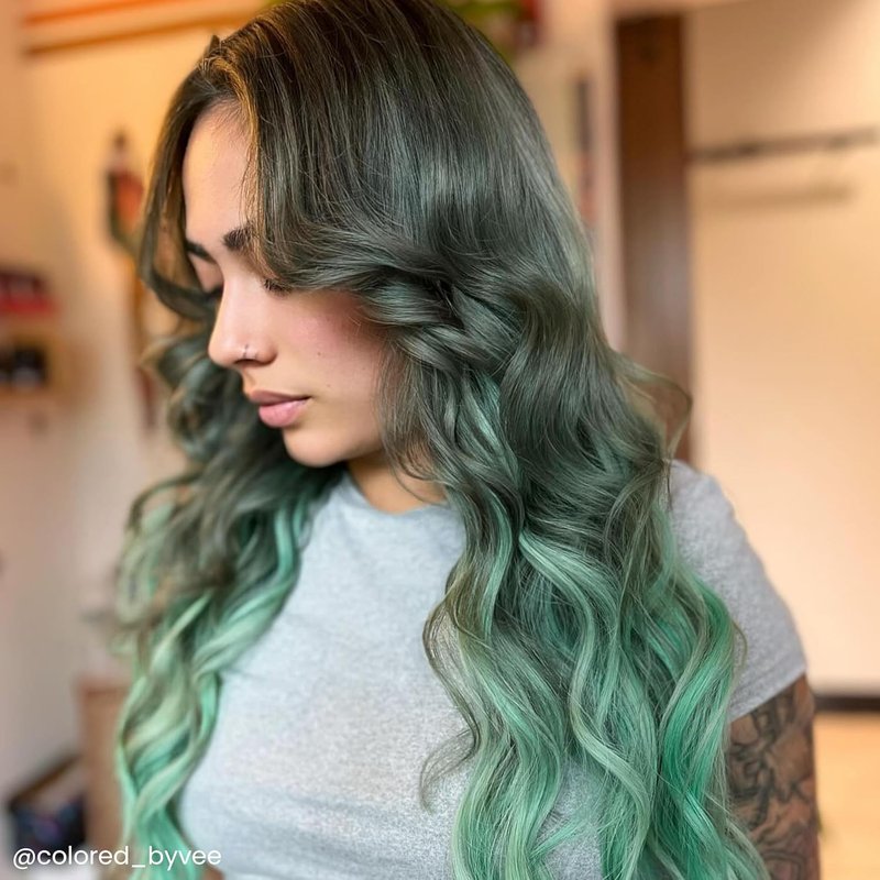 Arctic Fox Semi-Permanent Hair Dye - Vegan Pastel Mint Green | Conditioning & Non-Toxic, 8 fl oz