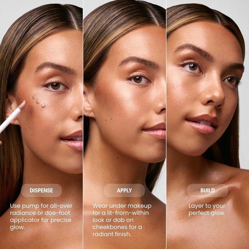 Liquid Glow STAY-N Highlighter & Illuminator Makeup - 30ml Long-Lasting Luminous Finish, Toasty Glaze