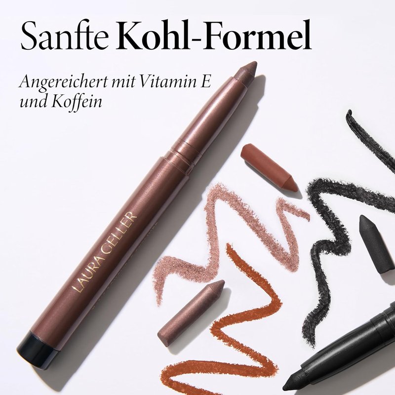 Laura Geller New York Kajal Kohl Eyeliner Pencil - Longwear, Smooth & Blendable in Smokey Quartz