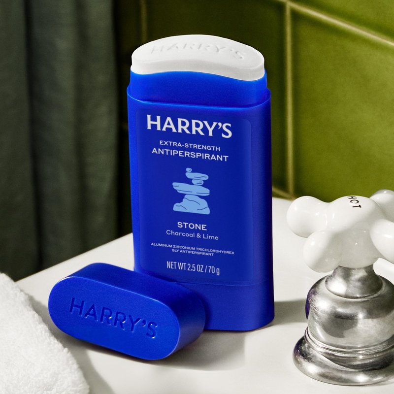 Harry's Extra-Strength Antiperspirant Deodorant, Sweat & Odor Control Antiperspirant for Men, Stone, 2.5 oz Pack of 3