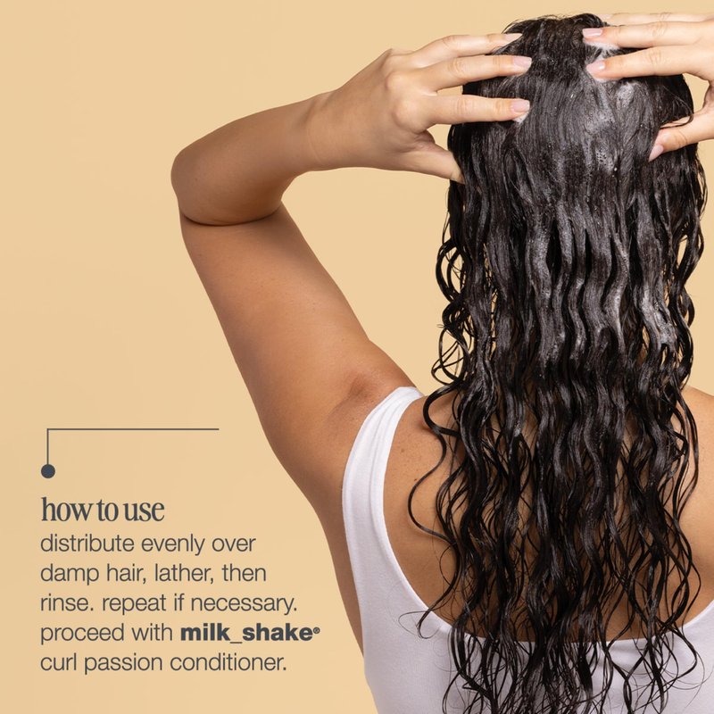 milk_shake Curl Passion Curly Hair Shampoo - SLES Free Shampoo for Curly Hair 10.1 oz