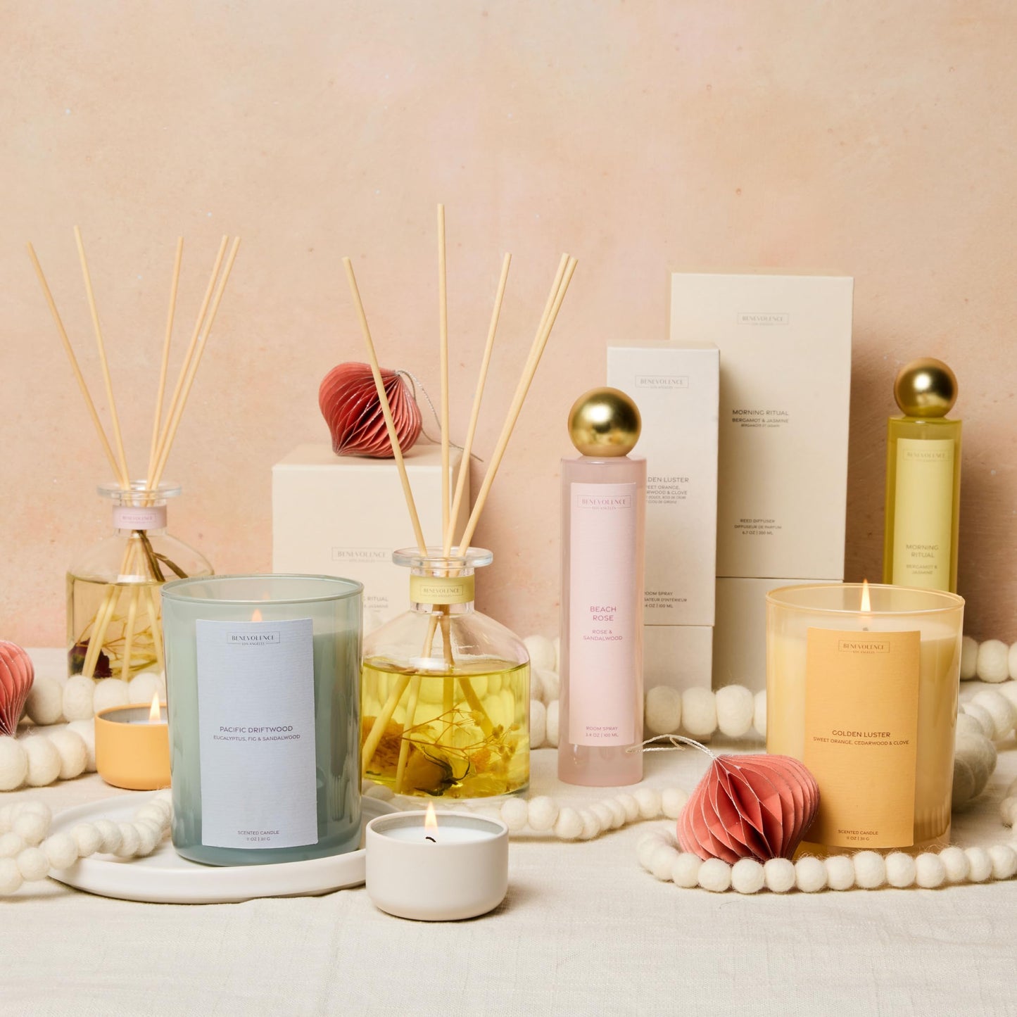 Orange, Cedarwood & Clove Room Spray | Benevolence LA Holiday Air Freshener & Fabric Spray | Scent for Home Fragrance, Gift Idea for Her, Home & Linen Freshener for Women