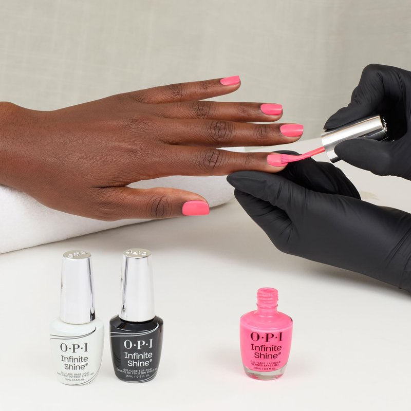OPI Infinite Shine Lei Out in the Sun | Opaque Bright Warm Tropical Rose-Pink Crème Long Wear Nail Polish | Trip to the Brite Side | Summer 2026 Collection
