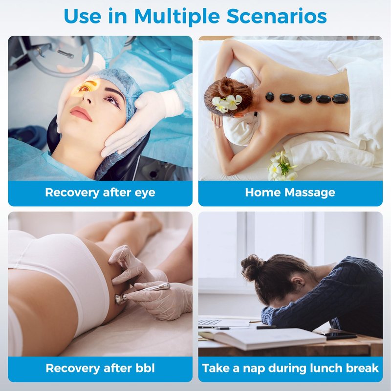 Face Down Pillow After Eye Recovery, Massage Pillow Face Down, Suitable for Naps and Spinal Massage, Ffits The Body Curves Relieves The Discomfort of Prone Sleeping