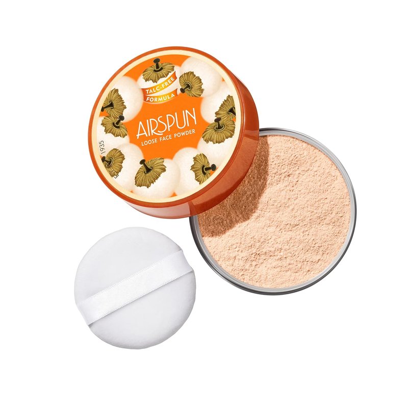 Airspun Loose Setting Powder - Talc-Free Pore Minimizer & Oil Absorbing Face Powder | Translucent