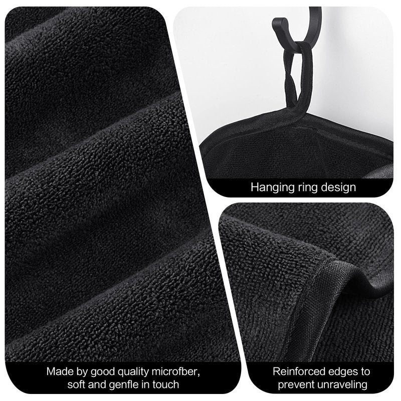 SINLAND Microfiber Facial Cloths Fast Drying Washcloth 8inch x 8inch Absorbent Face Wash Cloth Soft Makeup Remover Cloths