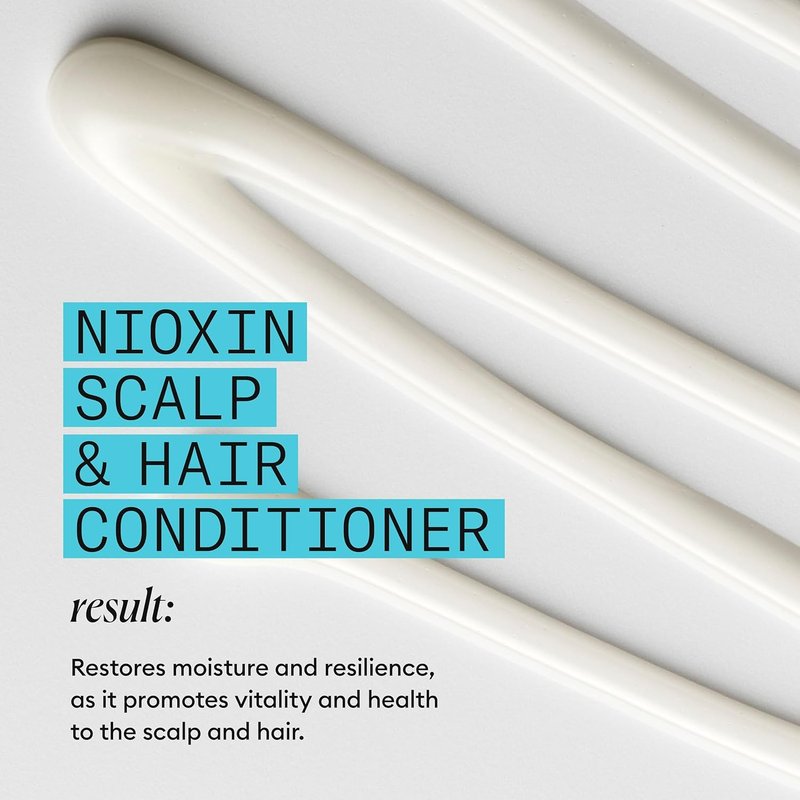 Nioxin System 3 Conditioner - Scalp & Hair Thickening for Colored, Dry, & Damaged Hair | Nourish with Niacinamide & Biotin
