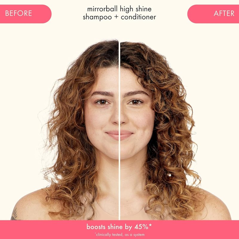 Amika Mirrorball High Shine Shampoo - Antioxidant Formula for Vibrant Hair