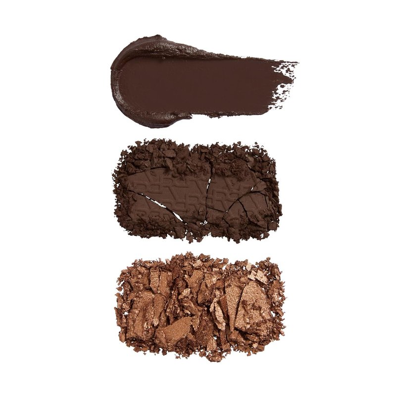 Revolution Bronze Icon Palette - Cream Matte & Shimmer Bronzer Trio for Buildable Glow | Cocoa Deep, 0.09 oz