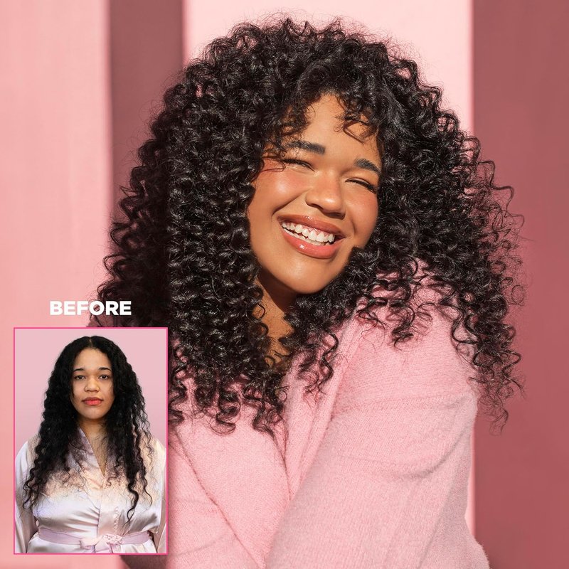 Designme Puff.ME Volumizing Conditioner - Hydrating Formula with Sunflower Seed Oil for Hair Volume | Sulfate-Free, Detangles Straight & Wavy Hair