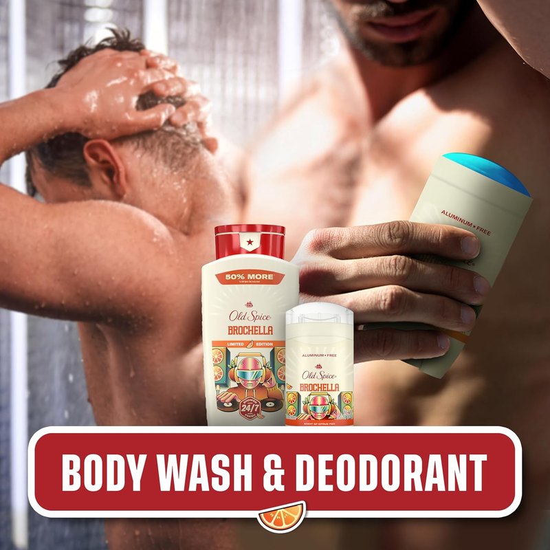 Old Spice Deodorant for Men - Aluminum Free, 24/7 Odor Protection, Citrus Fizz Scent, 3.0 oz