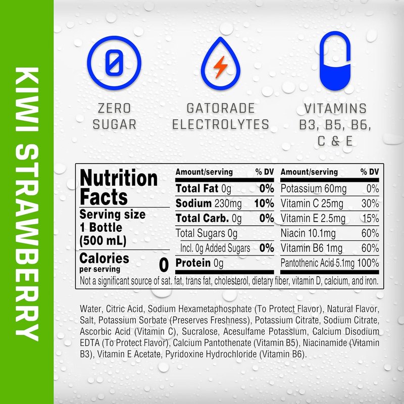 Propel Kiwi Strawberry Electrolyte Water - Zero Calorie Hydration | 16.9 Fl Oz (12 Pack)