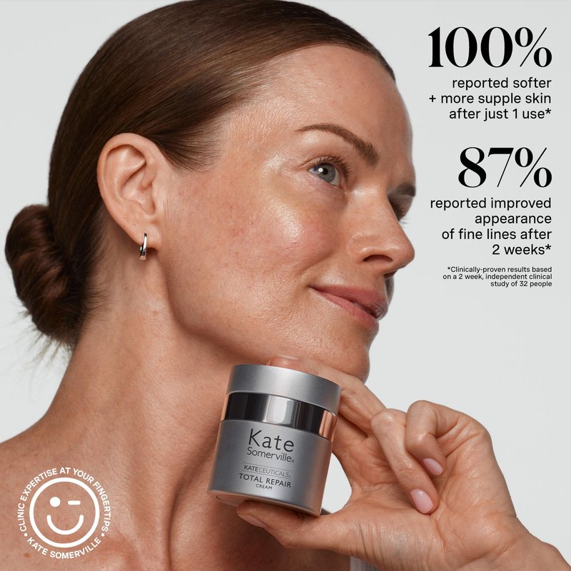 Kate Somerville KateCeuticals Total Repair Cream – Advanced Anti-Aging Moisturizer, Visibly Reduces Wrinkles & Fine Lines, 1 Fl Oz