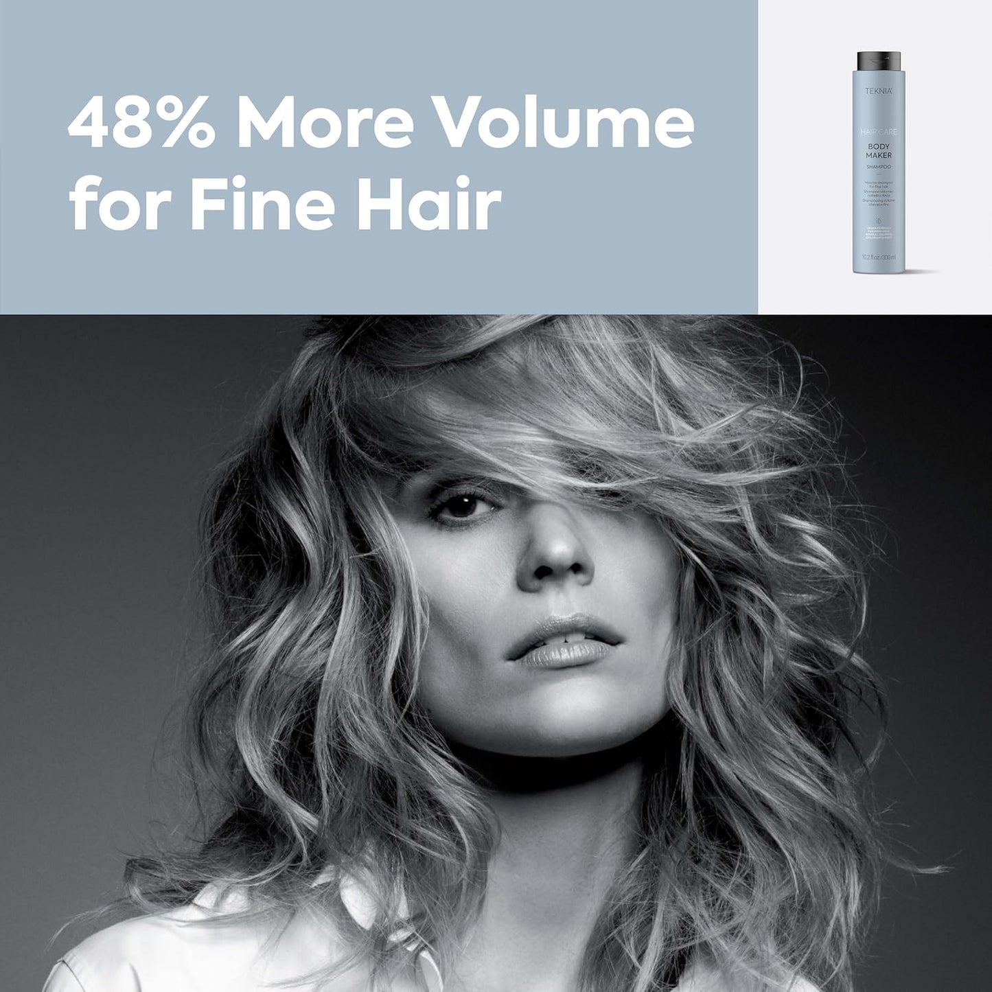 Teknia Body Maker Shampoo - Volumizing Shampoo for Fine Hair | Boosts Volume & Thickness