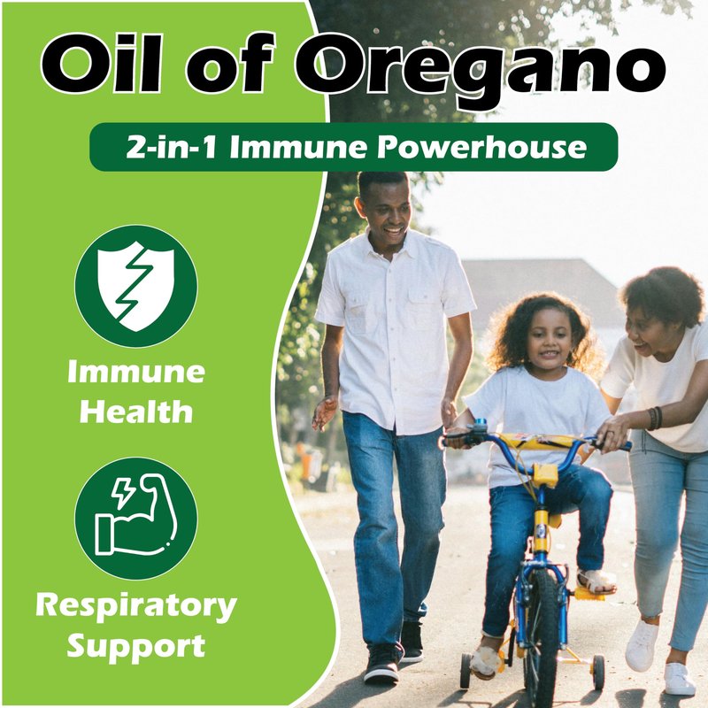 RESILLA Oil of Oregano with Black Seed Oil - Aceite de Orégano Capsulas,Non-GMO,Gluten Free,Antioxidant & Immune Support (1)