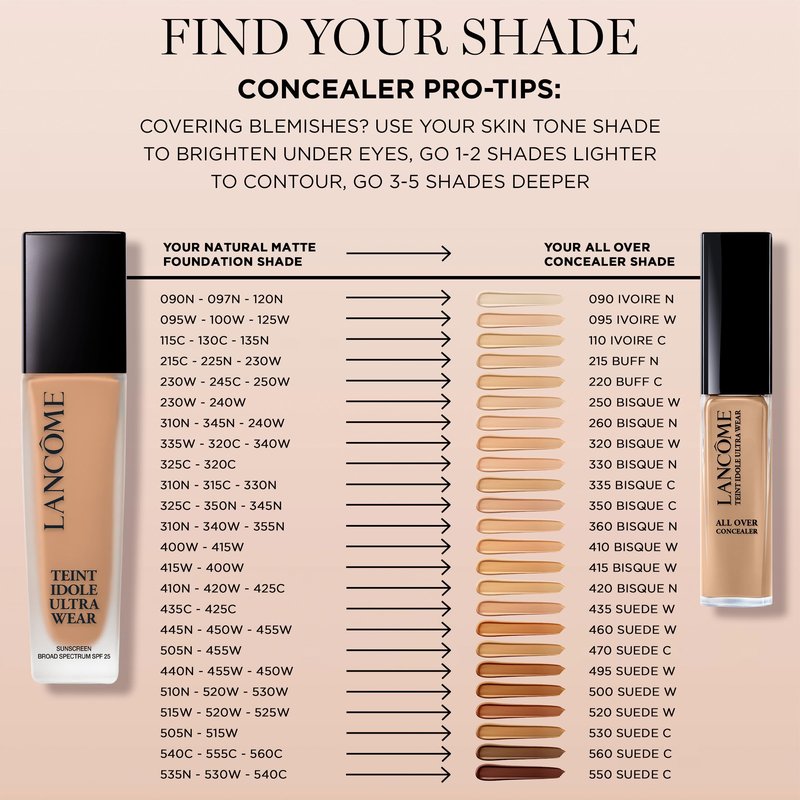Lancôme Teint Idole Ultra Wear Natural Matte Foundation- Longwear, Medium-Full Coverage, Natural Finish, Waterproof & Hydrating - Natural Matte Finish - 450W (Medium-Deep Skin, Warm/Golden Undertones), 1 Fl Oz