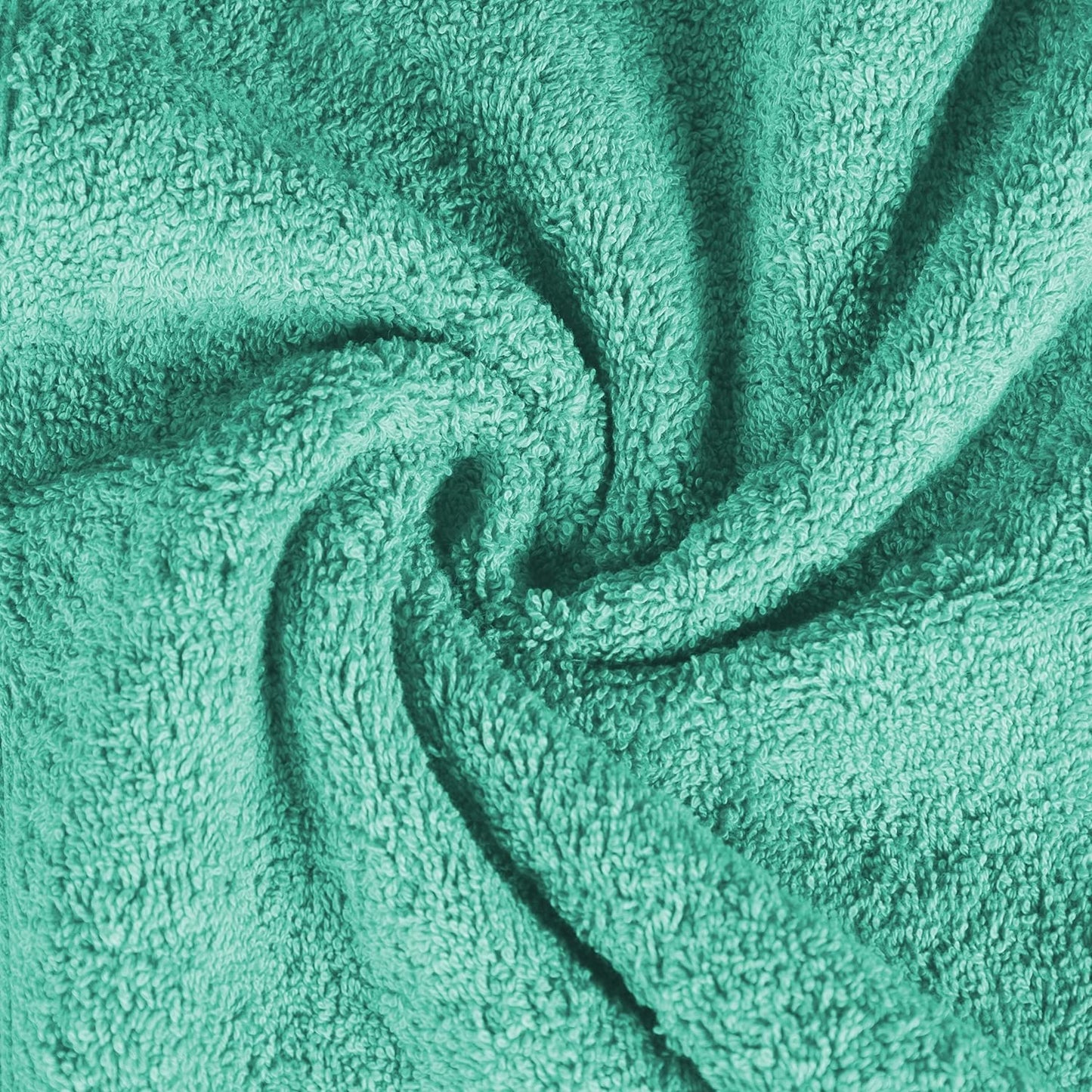 Superior 700 GSM Long Staple 100% Combed Cotton, Durable, Plush and Absorbent 6-Piece Single Ply Towel Set - Rivulet