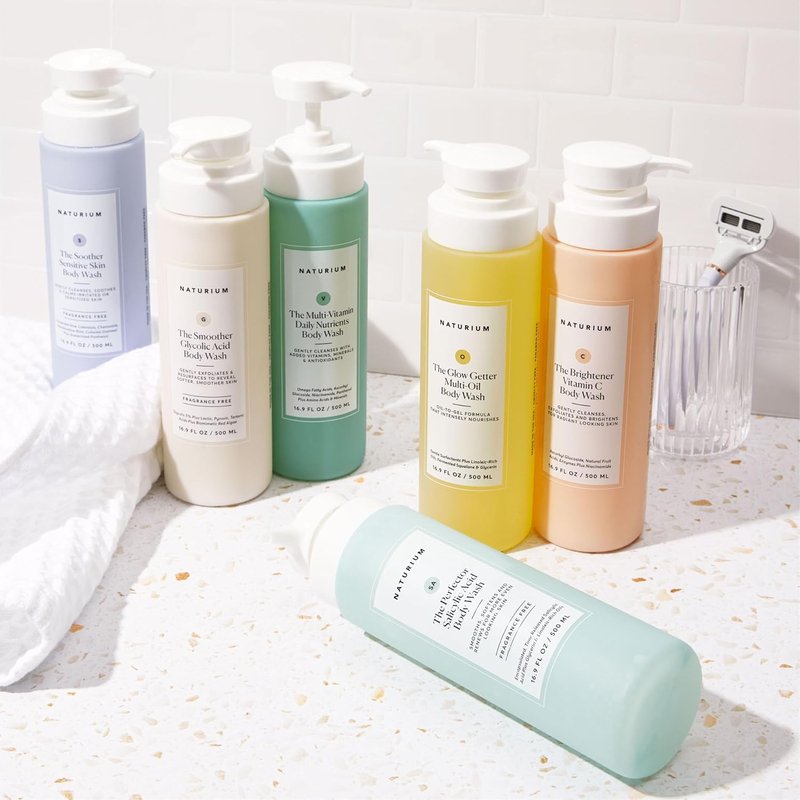 Naturium The Glow Getter Multi-Oil Body Wash - Hydrating Gentle Cleanser, 16.9 oz (Duo 2-Pack)
