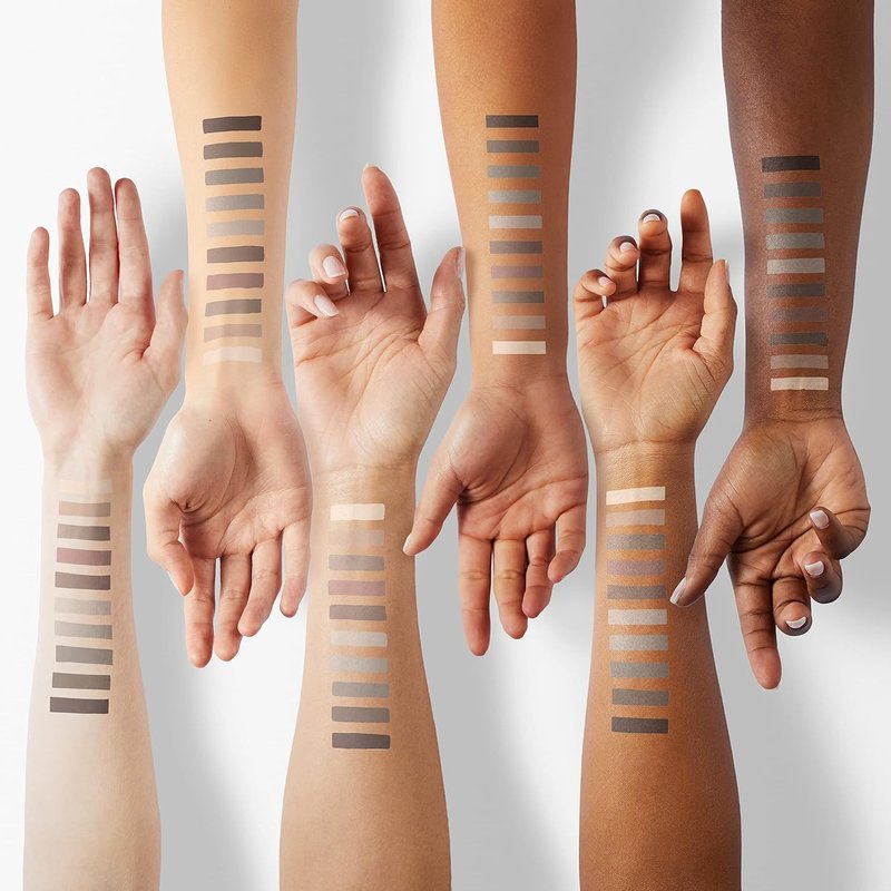 Erinde Matte Eyeshadow Palette - 10 Colors for Ultra-Blendable, Long-Lasting Looks | Taupe Brown & Neutral Shades
