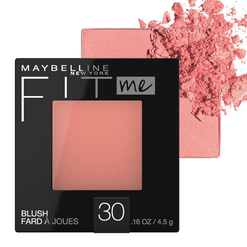 Maybelline New York Fit Me Blush - Rose Shade for Natural Glow | 0.16 Ounce