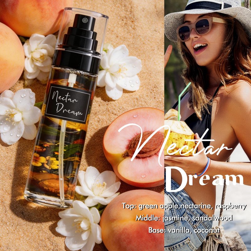AQUA BLANCE 3-Pack Vanilla Body Spray for Women, Travel Size Fragrance Mist Set with Luxe Vanilla, Nectar Dream & Sandy Orchid, Long Lasting Body Mist for Travel & Gym, 3.4 fl oz Each