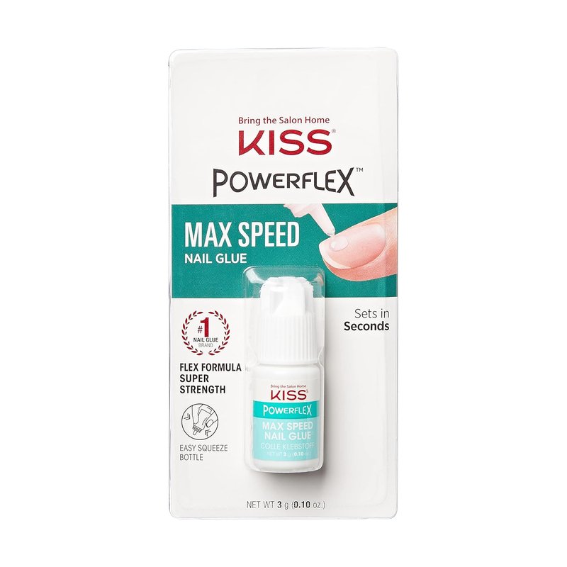 Kiss Powerflex Glue - Strong Adhesive for Nail Art | Pack of 4