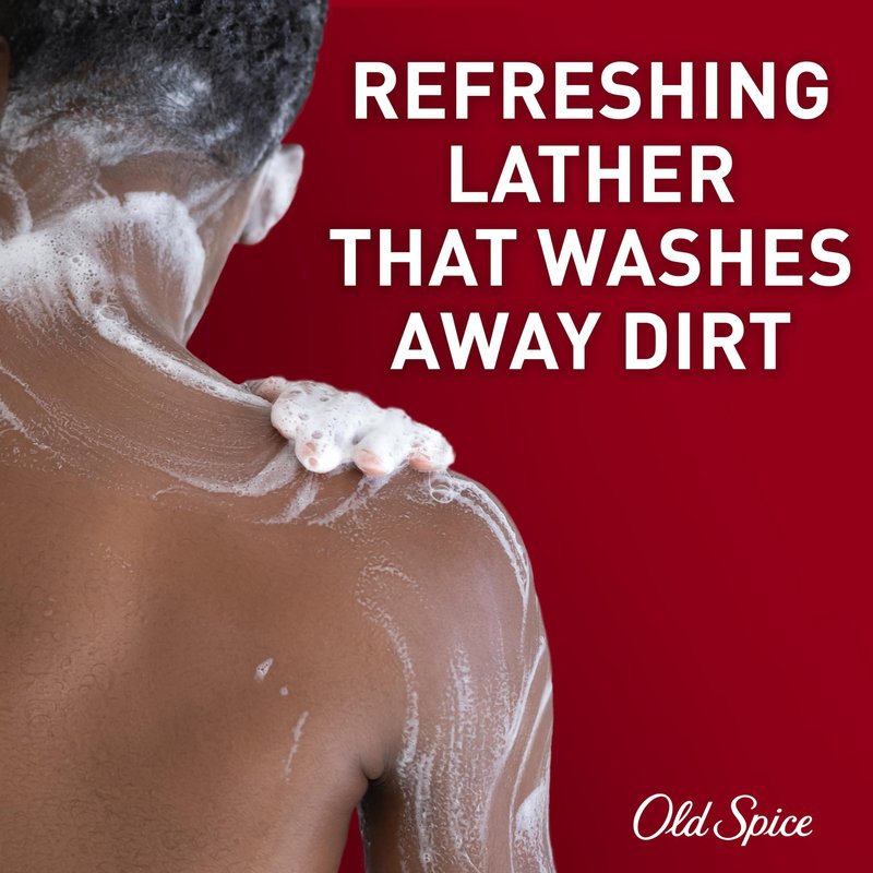 Old Spice Body Wash for Men, Refreshing 3X Defense, 24/7 Shower Fresh with Long Lasting Scent, Red Collection, Swagger with Cedarwood Scent, 33.4 oz (Pack of 4)