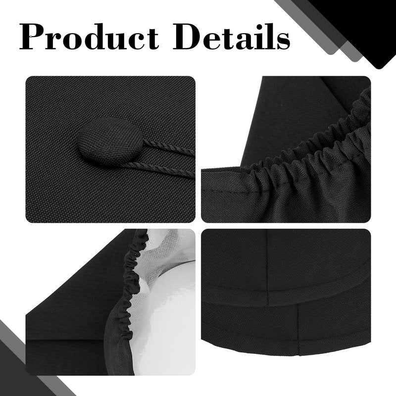 Luktastic Graduation Cap - Black Cap with 2024 Tassel and Gold Charm - Matte Finish - For High School, Bachelor, Master Graduates - Unisex - One Size Fits All - Includes Decorations Kit