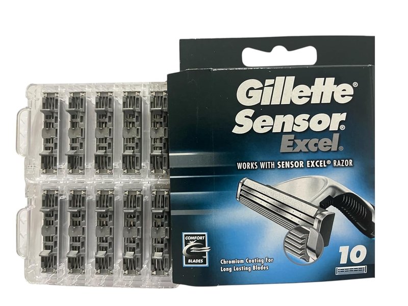 Gillette Sensor Excel Cartridges - 20 Count Pack | Superior Shaving Performance
