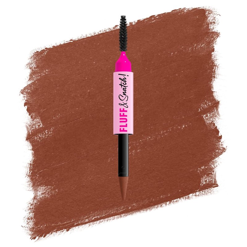 NYX PROFESSIONAL MAKEUP Fluff & Snatch Brow Powder Pen - Cream To Powder Formula For Soft, Defined Brows | Auburn Color