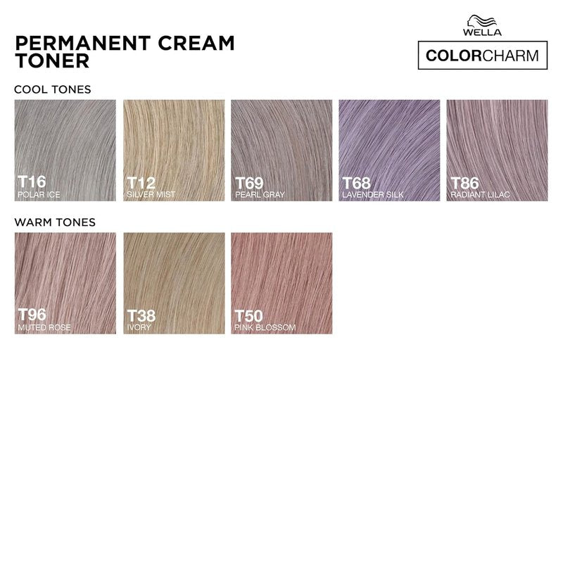 COLORCHARM Permanent Crème Hair Toner - Paraben-Free, Gluten-Free & Vegan | 2 oz