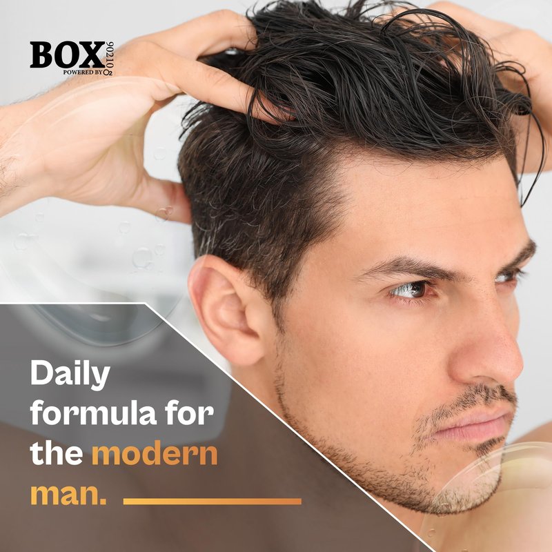 Classic Daily Revitalizing Conditioner – Men’s Hydrating Tea Tree Conditioner for Smooth, Strong, Tangle-Free Hair & Daily Scalp Care, Lightweight Nourishing Formula 266 mL, 9 oz, by BOX90210