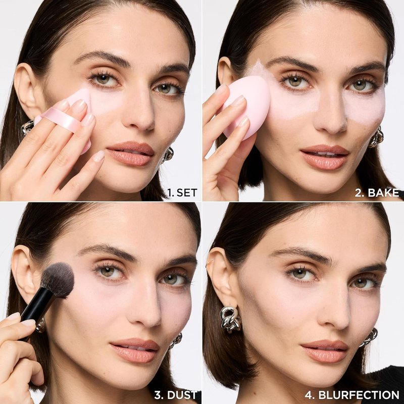 L'Oreal Paris Infallible Blur-Fection Loose Setting Powder - Longwear Blurring Face Powder, Brightening Light Pink, 1 Kit