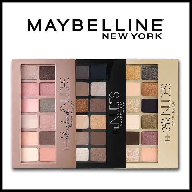 Maybelline The Nudes Eyeshadow Palette - Versatile Shades for Stunning Looks