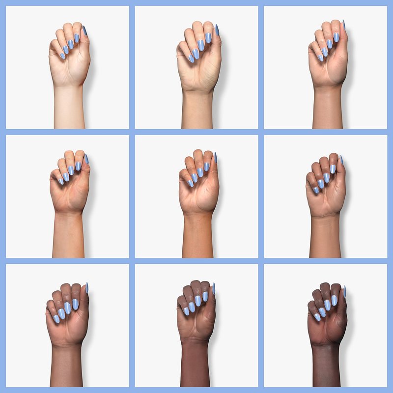 Beetles Baby Blue Gel Polish, 15ml Blue Gel Nail Polish Soak Off Nail Art Manicure Salon DIY Design at Home Gifts for Woman