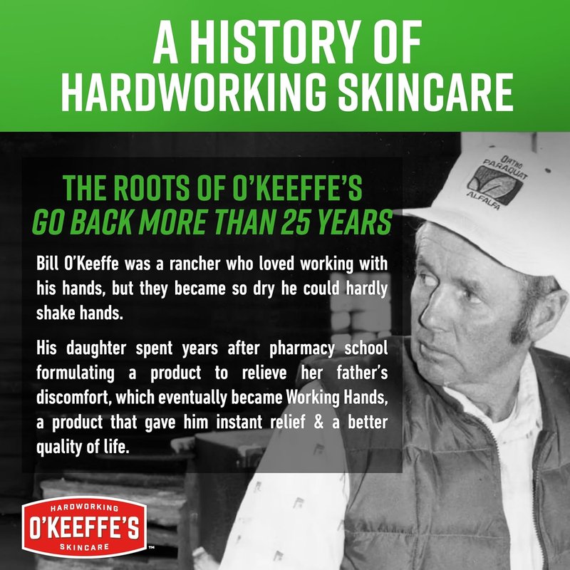 O'Keeffe's Gift Box - Lip Repair with Cherry & Vitamin E, Working Hands & Healthy Feet Jars | Perfect Gift for Moms & Caretakers