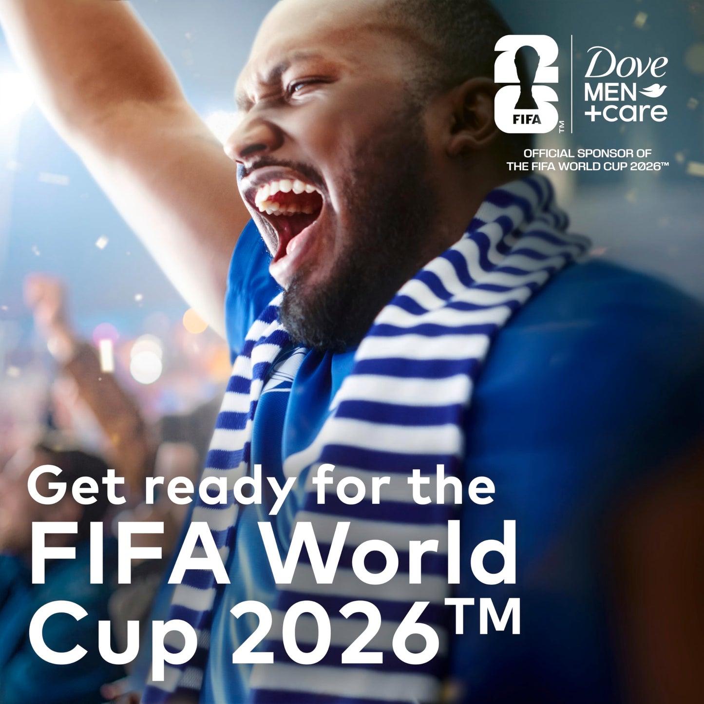 DOVE MEN + CARE Limited Edition FIFA Deodorant Stick for Men All Star Comfort for 72H Protection Neutralizes Odor 3.0 oz