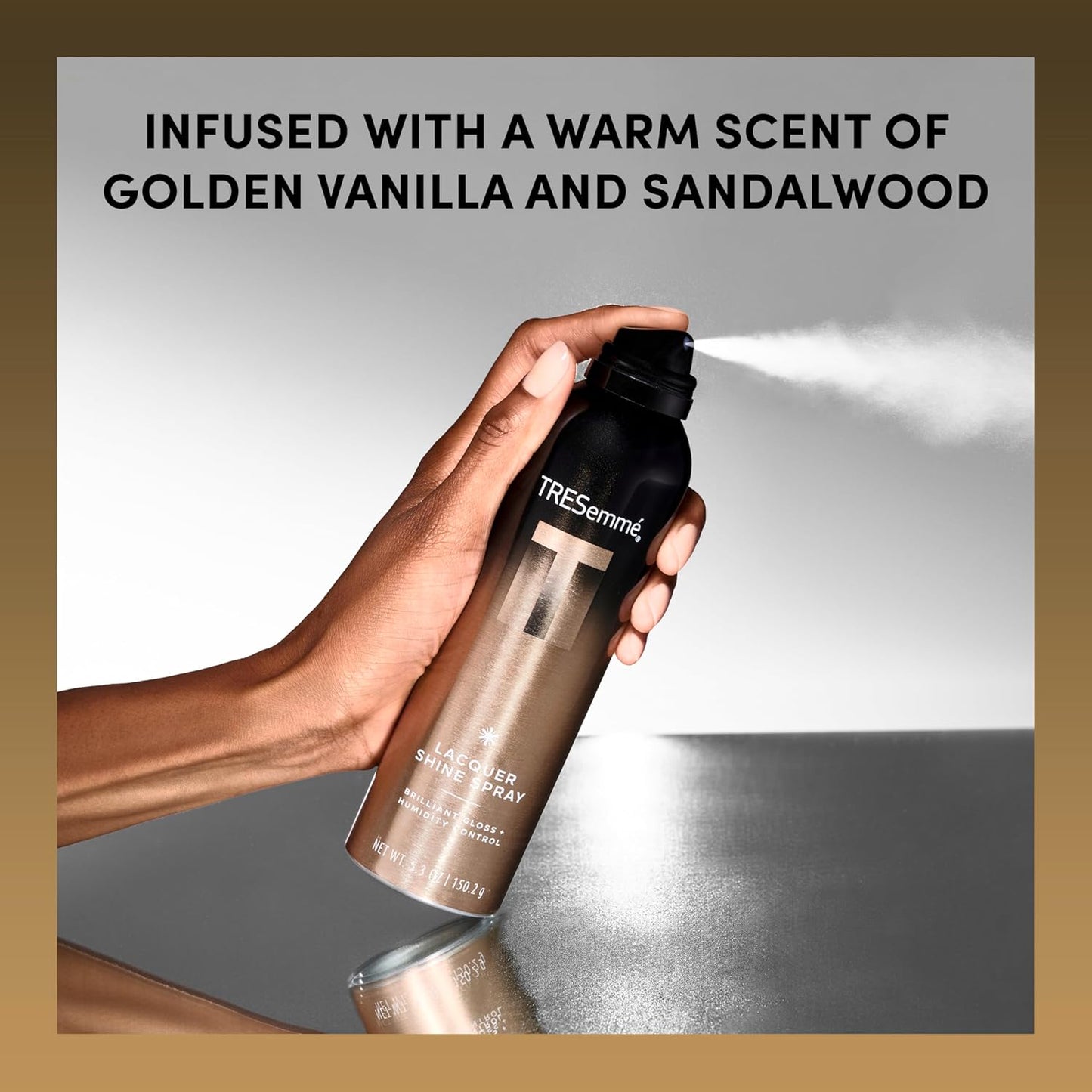 TRESemmé Lacquer Shine Spray - Brilliant Gloss & Humidity Control | 5.3 Oz for All Hair Types