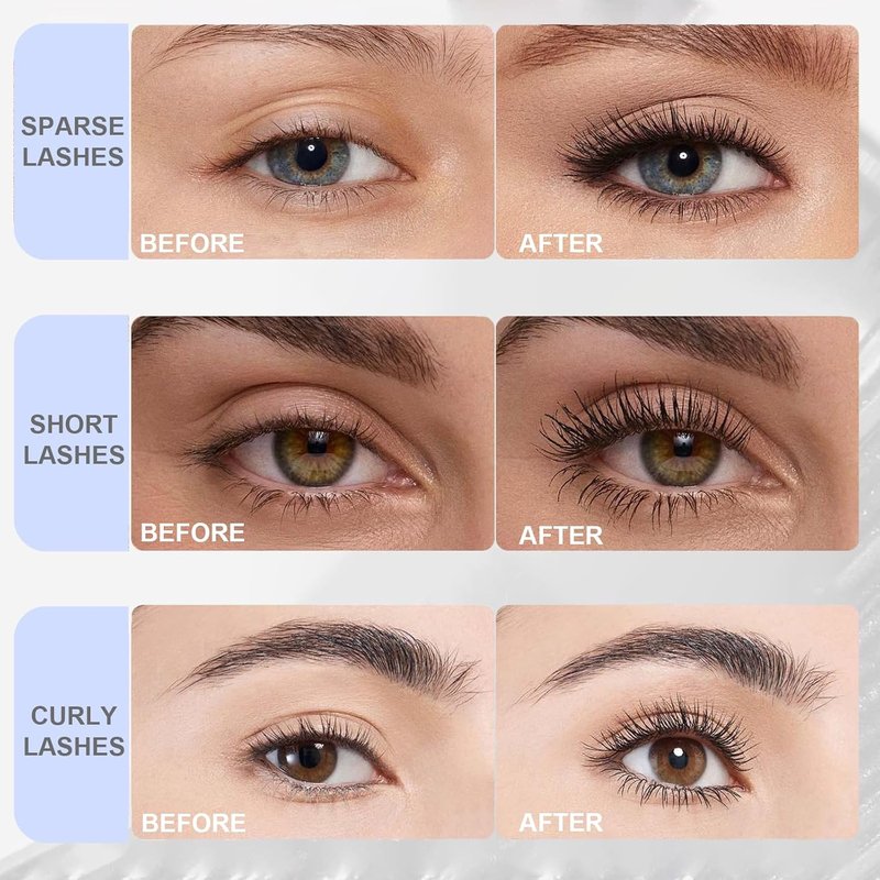 **Regine Switzerland Brown Washable Iron Wand Mascara - Waterproof, Buildable Formula for Clump-Free Length and Volume**