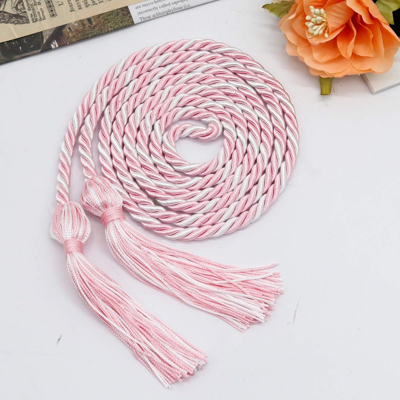 GraduationMall Graduation Honor Cord 68" PinkWhite