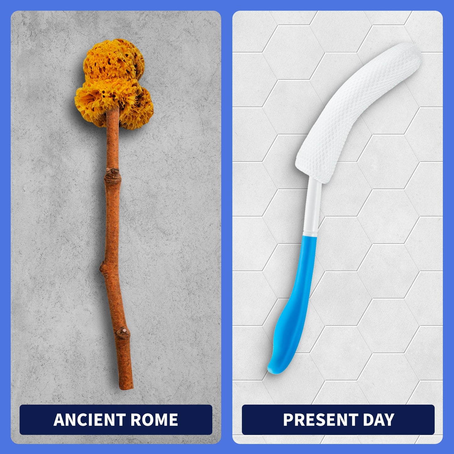 The Butt Brush - Dedicated Shower Brush - Best Bidet Alternative - Long Ergonomic Handle - May 2026 Edition - Prevents Germ Spread - Gift Box Included