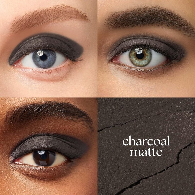 Julep Eyeshadow 101 Cream-to-Powder Waterproof Shadow Stick - Charcoal Matte | Long-Lasting & Crease-Proof Dark Grey Eyeshadow