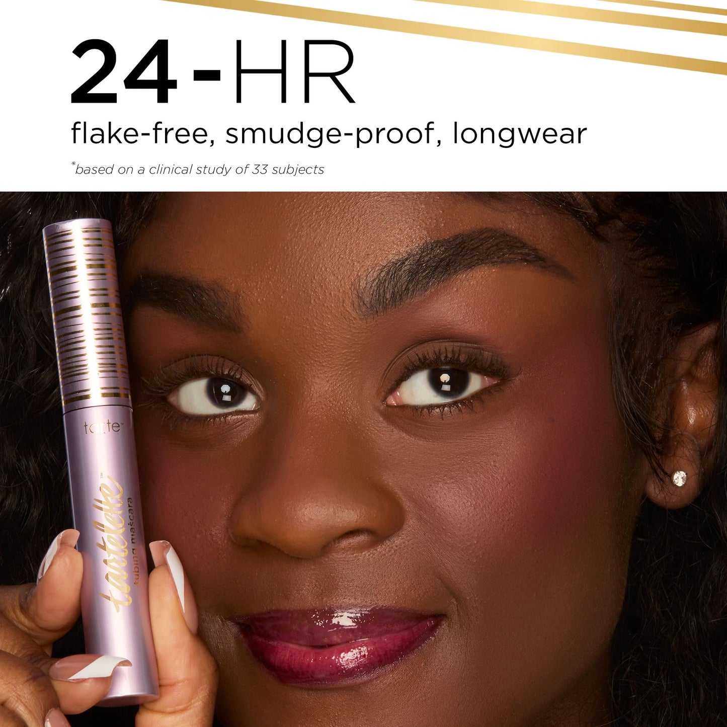 tarte tartelette tubing mascara – Lash Extensions in a Tube, Easy-to-Remove Eye Makeup, Clinically Proven to Volumize & Curl, 24Hr Smudge-Proof Longwear, Vegan & Cruelty-Free, full size, brown